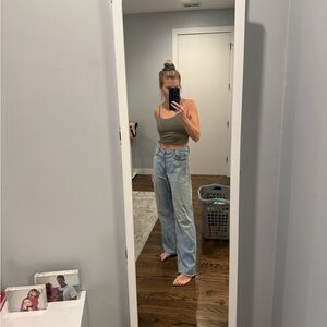 ZARA HIGH RISE WIDE LEG - SIZE 8